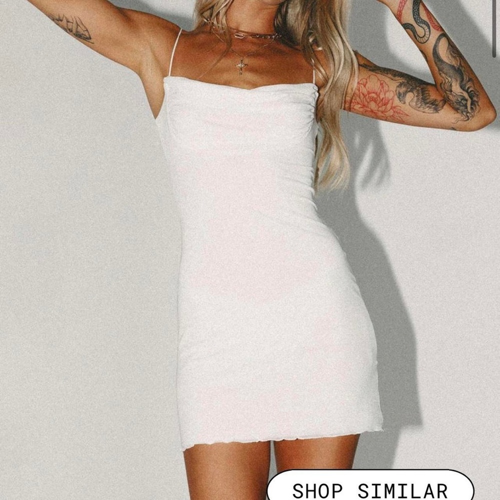White body on Princess Polly dress